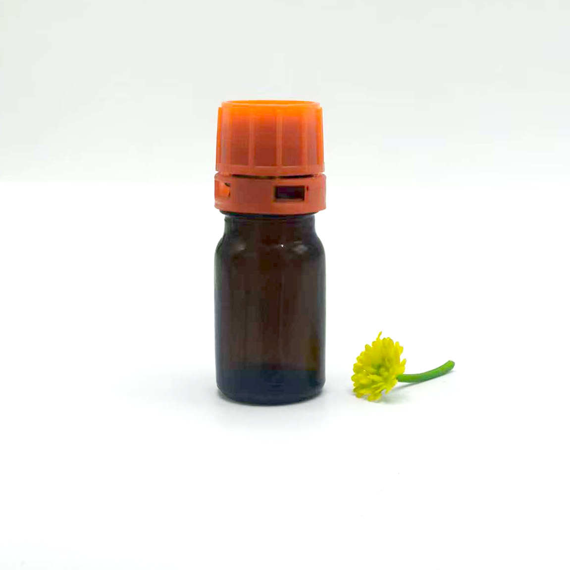 Botella de reactivo de vidrio de 5 ml